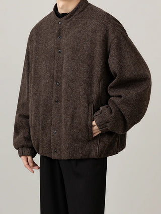 brushed short jacket