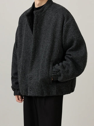 brushed short jacket