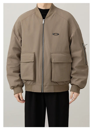 baseball collar jacket