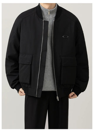 baseball collar jacket