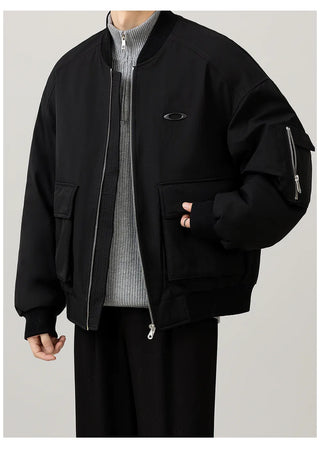 baseball collar jacket