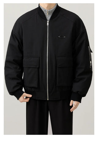 baseball collar jacket