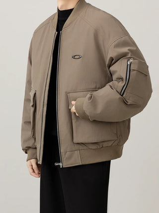 baseball collar jacket