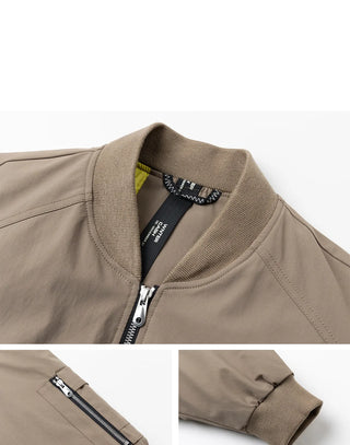 baseball collar jacket