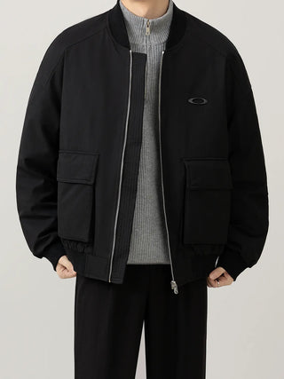 baseball collar jacket