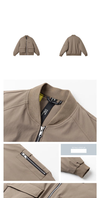 baseball collar jacket