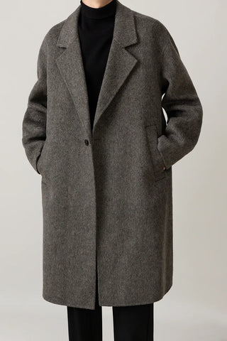 mid-length wool coat