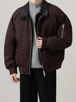 patchwork short jacket