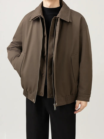 fake leather jacket