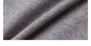 lapel wool sweater