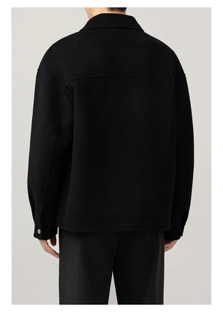 patchwork wool jacket