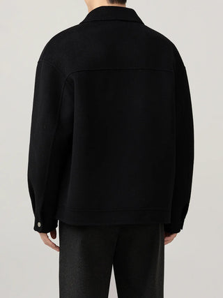 patchwork wool jacket