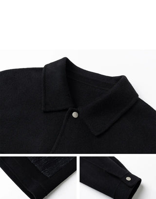 patchwork wool jacket