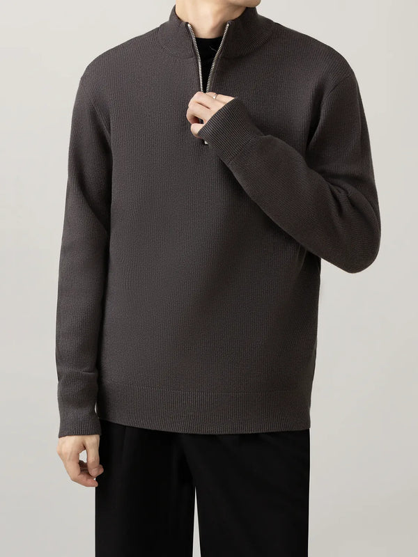 half zip sweater