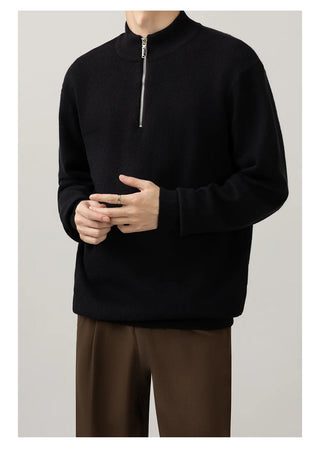 half zip sweater
