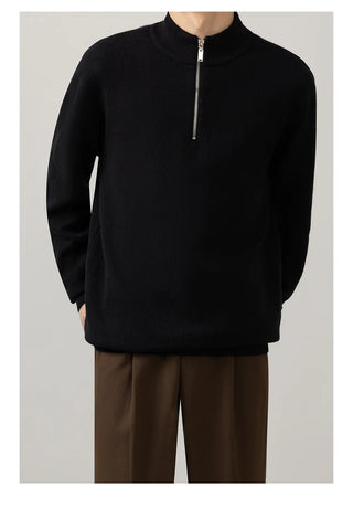 half zip sweater