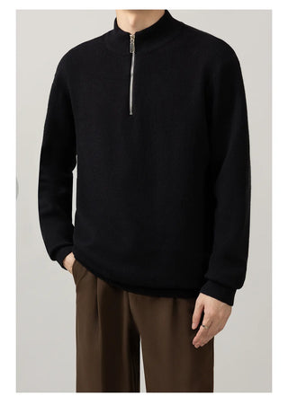 half zip sweater