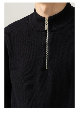 half zip sweater