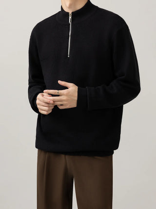half zip sweater