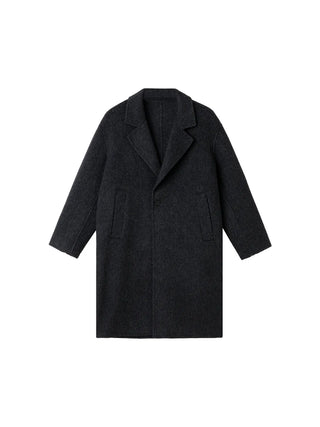 knee-length wool coat