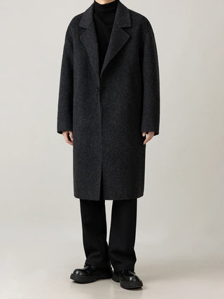 knee-length wool coat