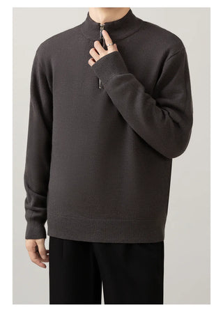 half zip sweater