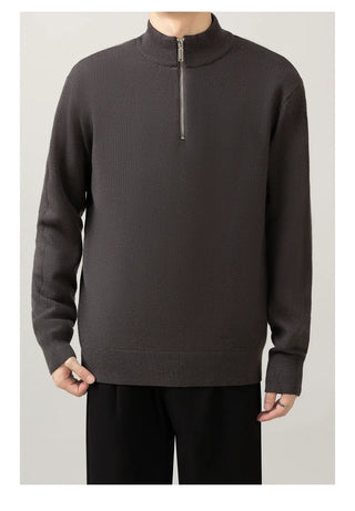 half zip sweater