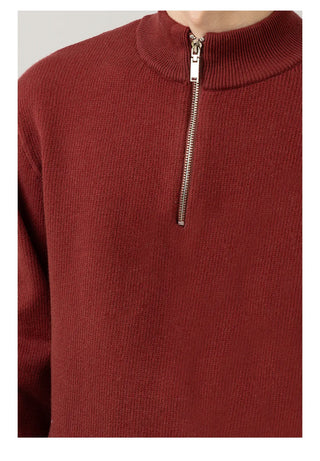half zip sweater