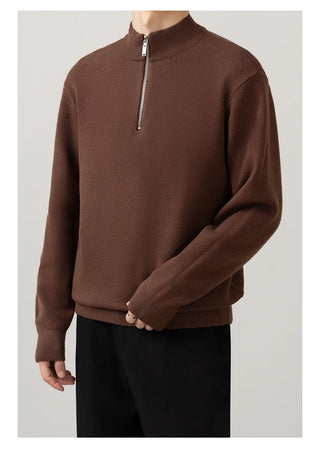 half zip sweater