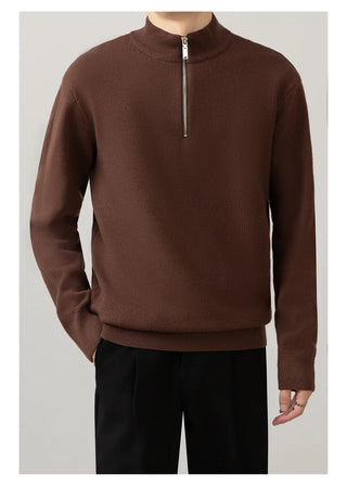 half zip sweater
