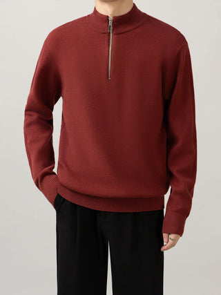 half zip sweater