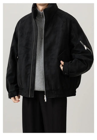 leather short jacket