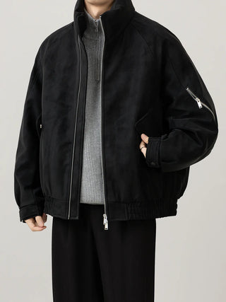 leather short jacket