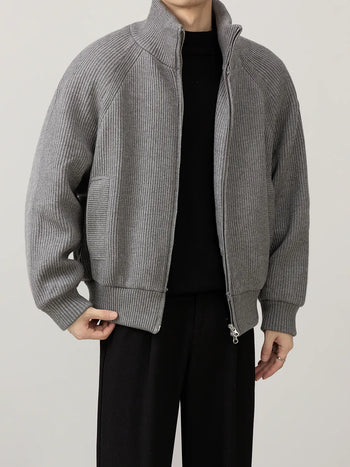 knit down jacket