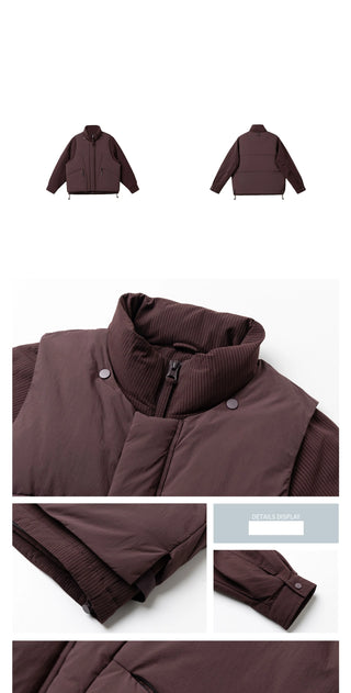 detachable down vest