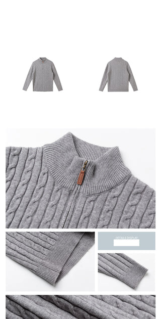 cable knit sweater