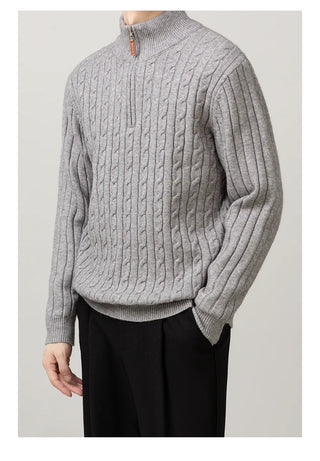 cable knit sweater