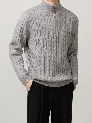 cable knit sweater
