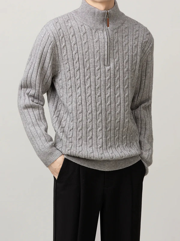 cable knit sweater