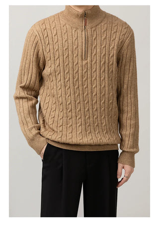cable knit sweater