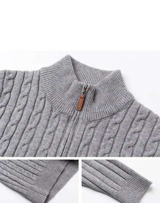 cable knit sweater