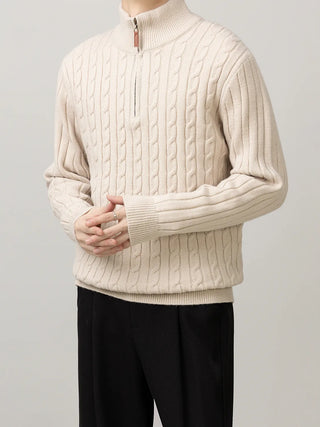 cable knit sweater