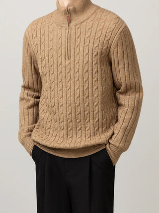cable knit sweater