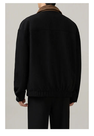 corduroy polo jacket