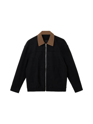 corduroy polo jacket