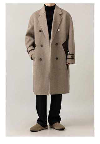 double-sided wool coat