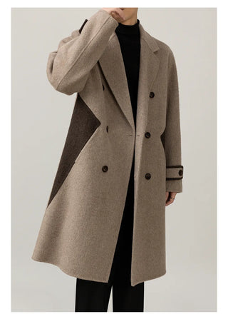 double-sided wool coat