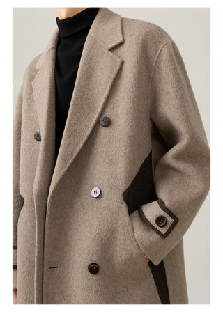double-sided wool coat