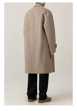 double-sided wool coat