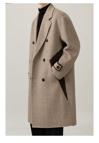 double-sided wool coat